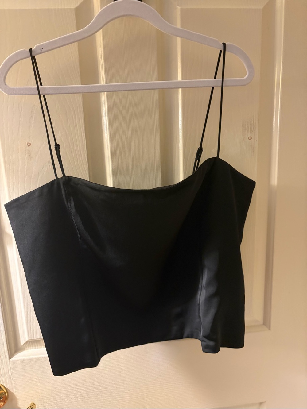 J.Crew Black Spaghetti Strap Cami Top